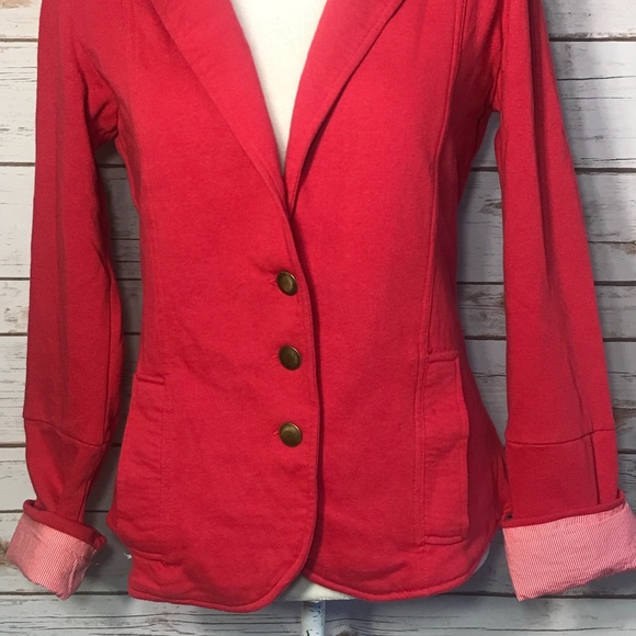 Hurley Women's‎ Pink Button Jacket Size Medium - Picture 3 of 8